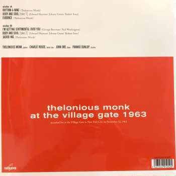 LP Thelonious Monk: At The Village Gate 1963 400958