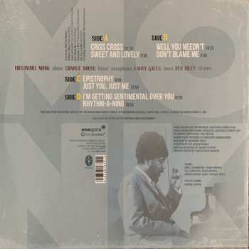 2LP Thelonious Monk: Bremen 1965