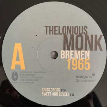 2LP Thelonious Monk: Bremen 1965