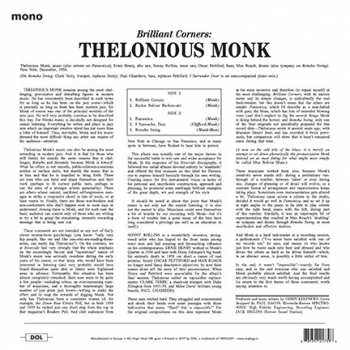 LP Thelonious Monk: Brilliant Corners LTD | CLR 75671