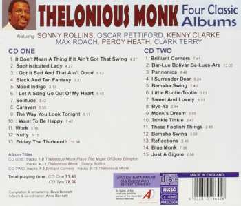 2CD Thelonious Monk: Four Classic Albums 299701