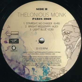 LP Thelonious Monk: Paris 1969 399288