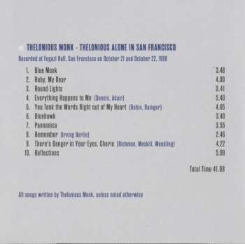 10CD/Box Set Thelonious Monk: Milestones Of A Legend 260339