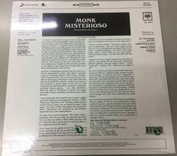 LP Thelonious Monk: Misterioso (Recorded On Tour)