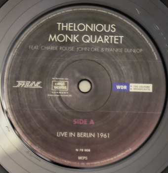 LP The Thelonious Monk Quartet: Live In Berlin 1961 /  Live In Essen 1959 468085