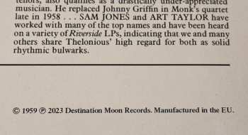 LP The Thelonious Monk Quintet: 5 By Monk By 5 CLR | LTD | NUM