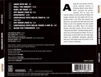 CD Thelonious Monk Septet: Monk's Music 324473