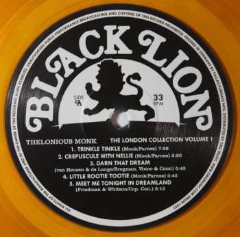 LP Thelonious Monk: The London Collection Volume 1 LTD | CLR 459457