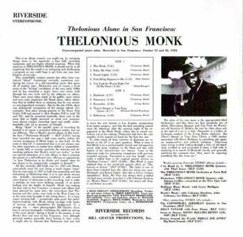 CD Thelonious Monk: Thelonious Alone In San Francisco