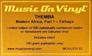 2LP Themba: Modern Africa, Part 1 - Ekhaya LTD | NUM | CLR 457225