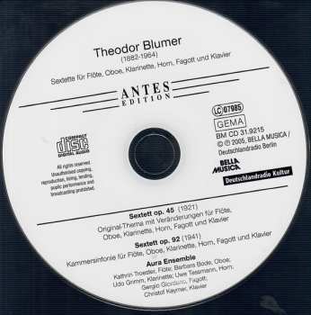 CD Theodor Blumer: Sextette, Op. 45, Op. 92 528992