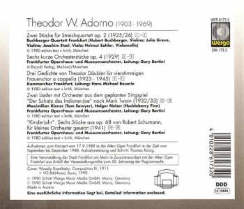 CD Theodor W. Adorno: Kompositionen 292730