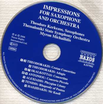 CD Theodore Kerkezos:  Impressions For Saxophone And Orchestra 290439