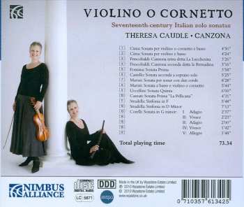 CD Theresa Caudle: Violino O Cornetto 294554