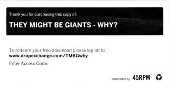 LP They Might Be Giants: Why?