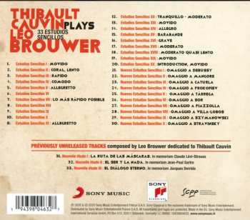 CD Thibault Cauvin: 33 Estudios Sencillos 192034