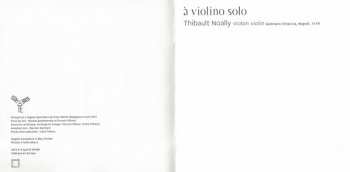 CD Thibault Noally: Baltzar > Bach (à violino solo) 401283