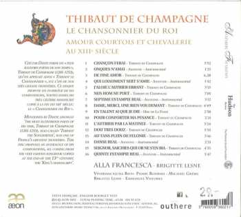 CD Thibault De Champagne: Le Chansonnier Du Roi (Amour Courtois Et Chevalerie Au XIIIe Siècle) 377666