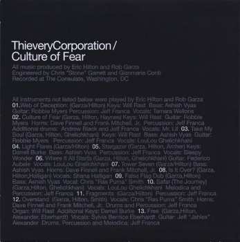 CD Thievery Corporation: Culture Of Fear 431612