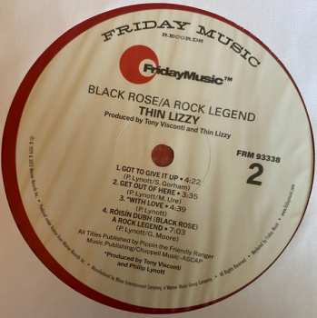 LP Thin Lizzy: Black Rose (A Rock Legend) LTD | CLR 459857
