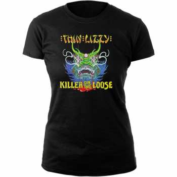 Merch Thin Lizzy: Dámské Tričko Killer Lady  XL