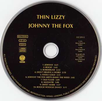 CD Thin Lizzy: Johnny The Fox 18655