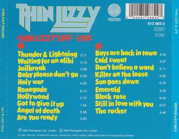 2CD Thin Lizzy: Life Live