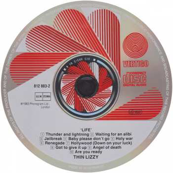 2CD Thin Lizzy: Life Live 20631