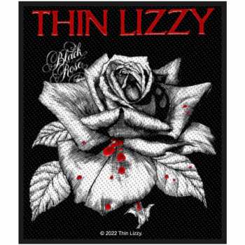 Merch Thin Lizzy: Nášivka Black Rose