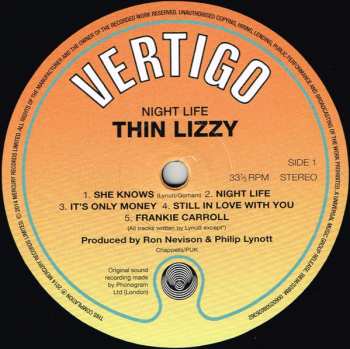 LP Thin Lizzy: Nightlife 25265