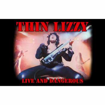 Merch Thin Lizzy: Textilní Plakát Live And Dangerous