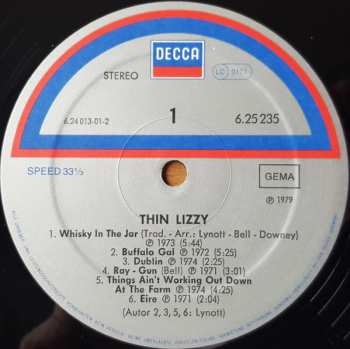 LP Thin Lizzy: Thin Lizzy