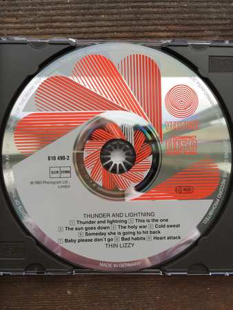 CD Thin Lizzy: Thunder And Lightning 36495