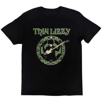 Merch Thin Lizzy: Thin Lizzy Unisex T-shirt: Celtic Ring (back Print) (xx-large) XXL