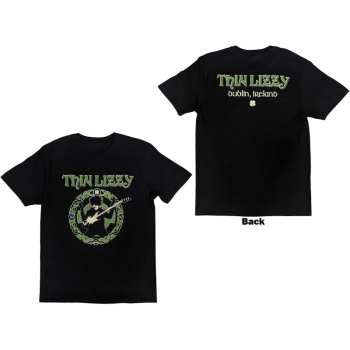 Merch Thin Lizzy: Thin Lizzy Unisex T-shirt: Celtic Ring (back Print) (large) L