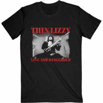 Merch Thin Lizzy: Tričko Live & Dangerous XXL