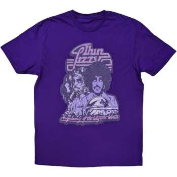Merch Thin Lizzy: Thin Lizzy Unisex T-shirt: Vagabonds Of The Western World Mono Distressed  (x-large) XL