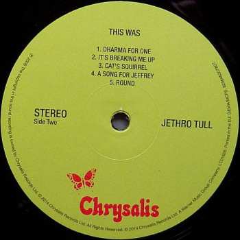 LP Jethro Tull: This Was 36342