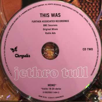 3CD/DVD Jethro Tull: This Was (The 50th Anniversary Edition) 36340