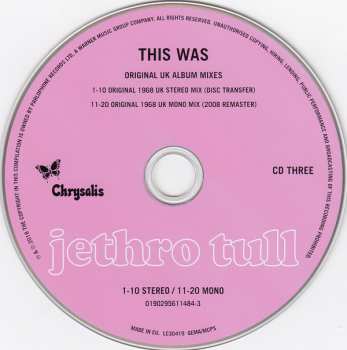 3CD/DVD Jethro Tull: This Was (The 50th Anniversary Edition) 36340