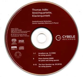 SACD Thomas Adès: Streichquartette, Klavierquintett 485708