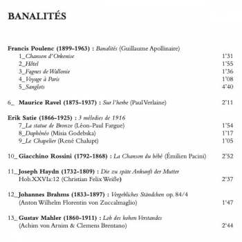 CD Thomas Blondelle: Banalités DIGI 328153