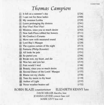 CD Thomas Campion: Move Now With Measured Sound 318754