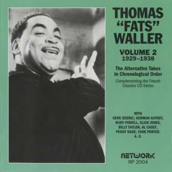 Album Fats Waller: The Alternative Takes In Chronological Order Volume 2 1929-1938