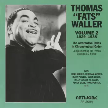 Fats Waller: The Alternative Takes In Chronological Order Volume 2 1929-1938