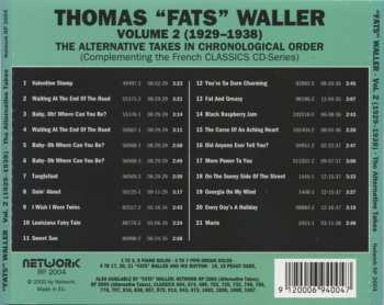 CD Fats Waller: The Alternative Takes In Chronological Order Volume 2 1929-1938 528455