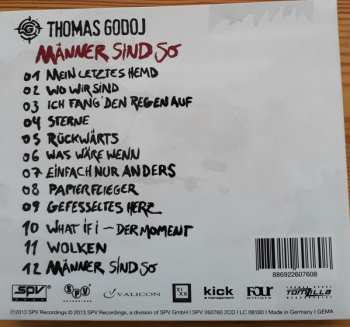 2CD Thomas Godoj: Männer Sind So LTD | DIGI 537828