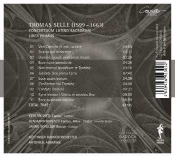 CD Thomas Selle: Concertuum Latino Sacrorum - Liber Primus 500727
