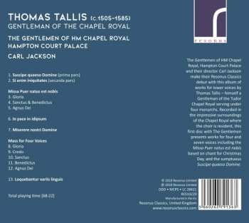 CD Thomas Tallis: Gentleman Of The Chapel Royal 334137