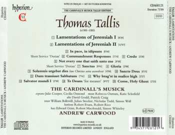 CD Thomas Tallis: Lamentations 296762